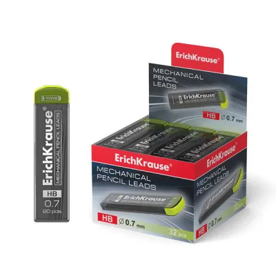 ErichKrause Megapolis Concept Pack de 20 Minas HB 0.7mm - Color Negro