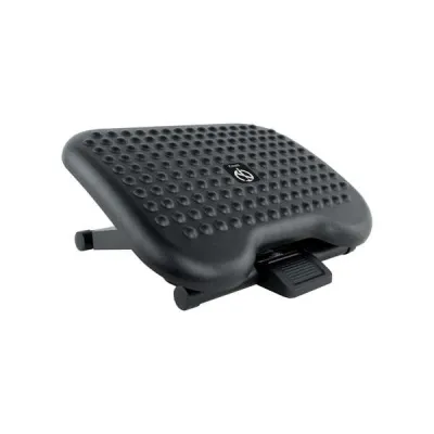 TooQ Reposapiés Ajustable Confort Negro