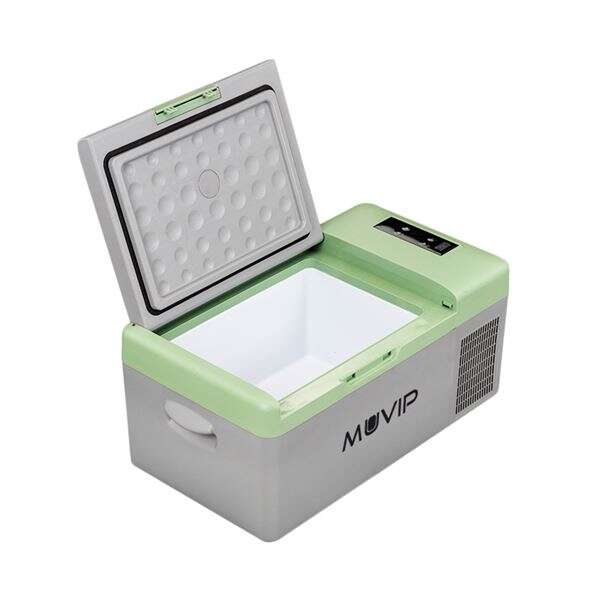 Muvip Nevera De Compresor Portatil 15 Litros 50W - Asas De Transporte - Compresor Silencioso - Color Gris