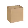 Dohe Cajas de Embalaje 4 Solapas 355x265x270mm Cartón Canal 3mm Resistente y Duradero