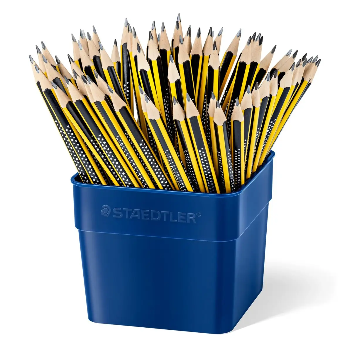 Staedtler Noris 183 Cubo Expositor 72 Lápices Grafito Mina HB Resistencia Rotura