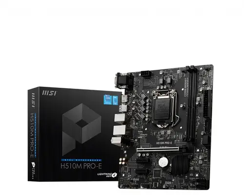 Msi H510M Pro-E Placa Base Intel H510 Lga 1200 (Socket H5) Micro Atx