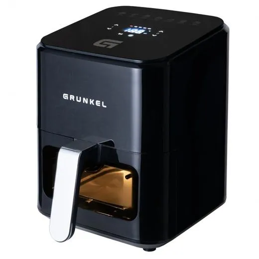 Grunkel Freidora Sana Sin Aceite Digital 4L Negro