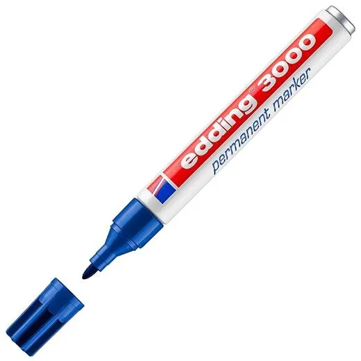 Edding Marcador Permanente 3000 Azul