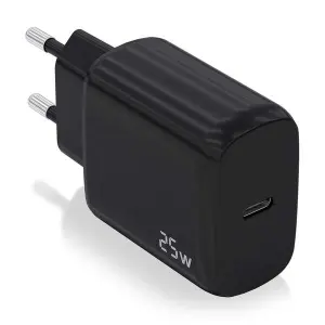 Aisens Cargador USB-C PD 3.0 25W 1 Puerto Negro