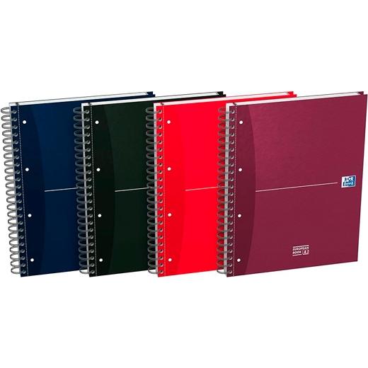 Oxford Cuaderno Office Essentials Europeanbook 4 Microperforado 100H A5+ 5X5 C/Separadores T/Extraduras C/Surtidos
