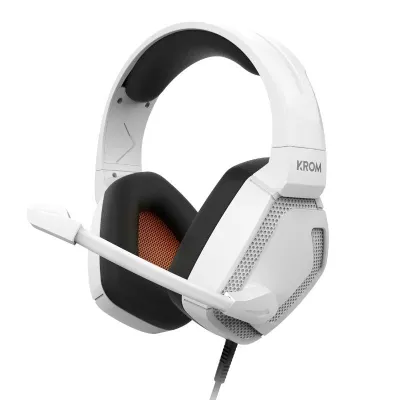 KROM Kopa Pro Auricular Gaming Stereo Blanco
