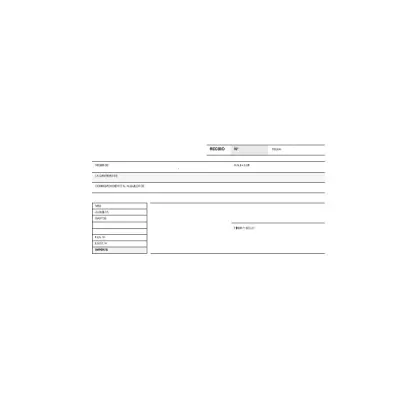 Apli Talonario de Recibos Apaisado A-52 con IVA - Papel Litos Microperforado 60 g/m²
