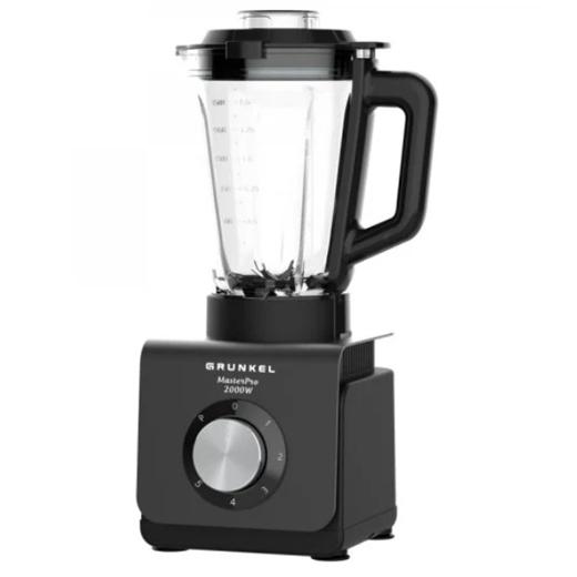 Grunkel Batidora De Vaso 2000W, 5 Velocidades,  Negro