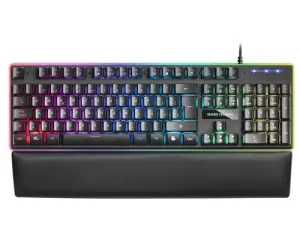 Mars Gaming MK320 Teclado H-Mechanical Red con Iluminación RGB y Reposamuñecas