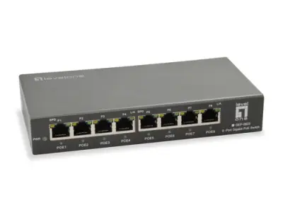 Level One GEP-0823 Switch No Gestión 8 Puertos PoE 10/100/1000 120W