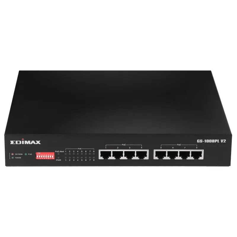 Edimax Gs-1008Pl V2 Switch 8Xgbe Poe+