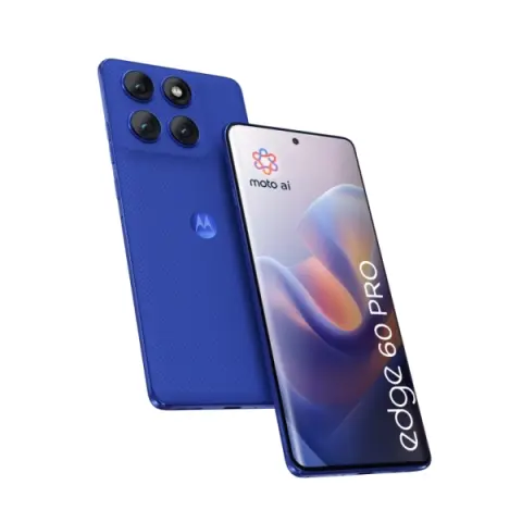 Motorola Moto Edge 60 PRO 5G - Pantalla 6.67" - 12GB RAM - 512GB - Cámara 50MP - Batería 6000mAh - Azul