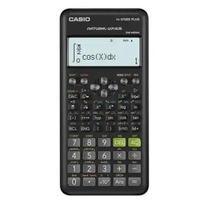 CASIO CALCULADORA CIENTIFICA FX-570ES PLUS 2ND EDITION 10+2 DÍGITOS 417 FUNCIONES 9 MEMORIAS NEGRO