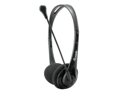 Equip Headset Con Micrófono Flexible, Conexión 1 o 2 Jack 3.5mm