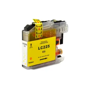 Brother LC225XL Amarillo Cartucho de Tinta Compatible Reemplazo LC225XLY