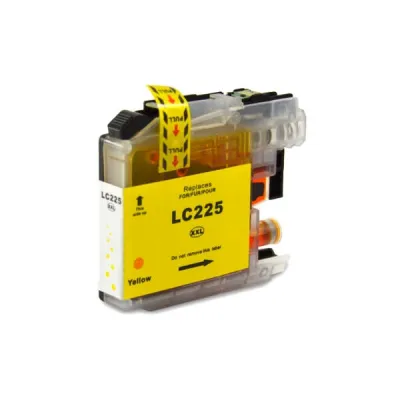 Brother LC225XL Amarillo Cartucho de Tinta Compatible Reemplazo LC225XLY