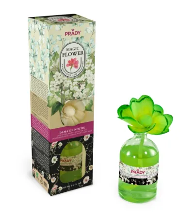 Prady Ambientador Magic Flower Dama de Noche 100ml Frasco de Cristal