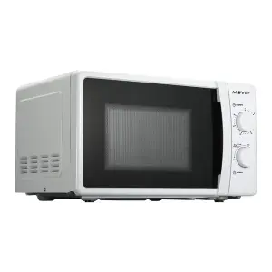 Muvip Microondas - Capacidad 20L - Potencia 700W - 6 Niveles de Potencia - Temporizador 30min - Descongelacion - Color Blanco