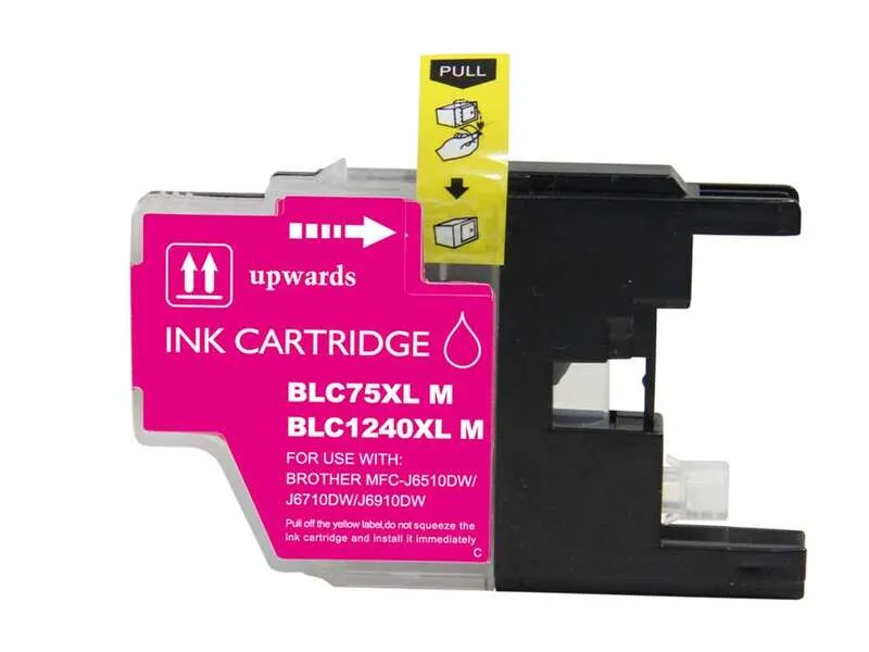 Brother Lc1240Xl/Lc1220Xl/Lc1280Xl Magenta Cartucho De Tinta Generico - Reemplaza Lc1240M/Lc1220M/Lc1280Xlm