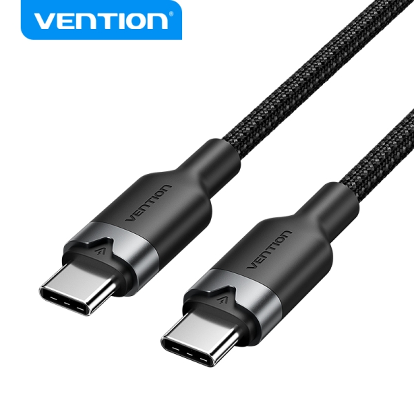 Vention Cable Usb 2.0 - Niquelado - 60W - 3A - 2M - Color Negro