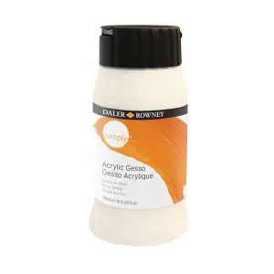 Daler-Rowney Simply Imprimador de Yeso 500ml - Color Blanco
