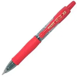 Pilot G2 XS Pixie Retráctil Tinta de Gel 0.7mm Rojo