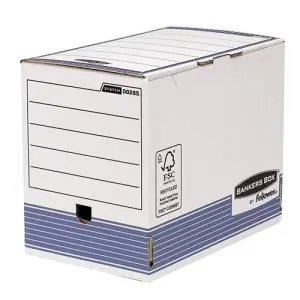 Fellowes Bankers Box Caja de Archivo A4 200mm Montaje Automático Fastfold Cartón Reciclado FSC