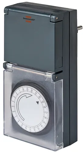 Temporizador De Exterior Mz-44 Mecanico 24 Horas Con Protecion Ip 44
