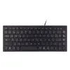 UNYKAch Teclado Compacto Ultra Plano KB 302 Mini USB Negro