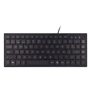 Teclado UNYKAch Compacto Ultra Plano KB 302 Mini USB Negro