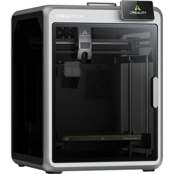 Creality K2 Pro Impresora 3D Cerrada - Volumen de Impresion 26x26x26cm - Cuerpo de Aluminio Aeroespacial - Interfaz de Usuario Inteligente - Velocidad hasta 600mm/s
