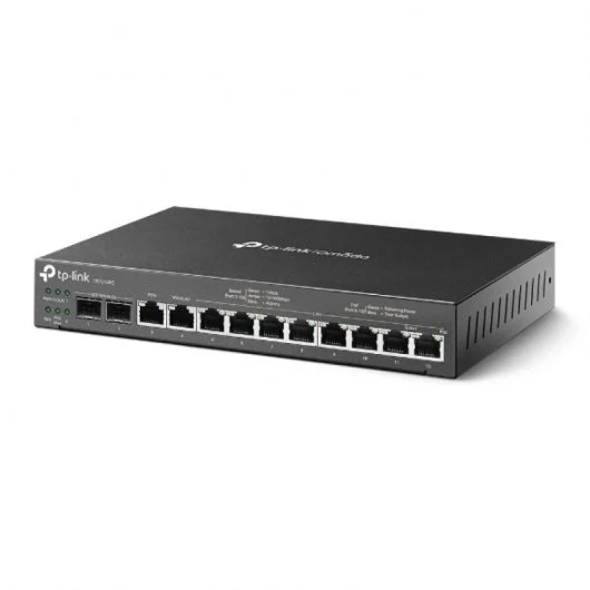 Tp-Link Er7212Pc Router Vpn Gigabit Omada 3 En 1 - 8 Puertos Lan Rj45 Poe+ + 2 Puertos Sfp + 2 Puertos Wan