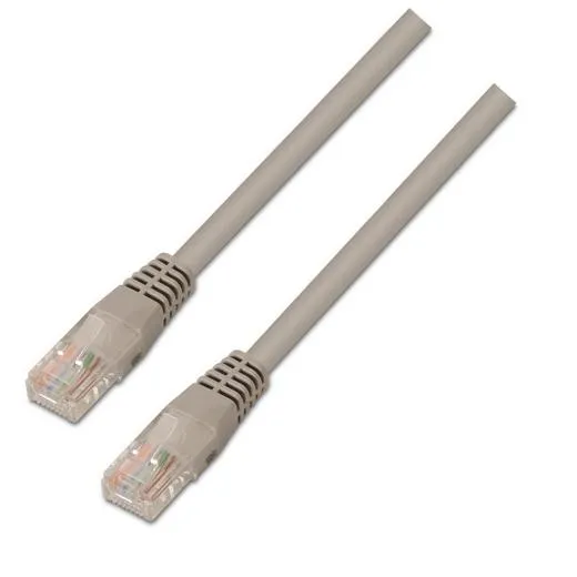 Aisens Cable De Red Latiguillo Rj45 Lszh Cat.6 Utp Awg24 Gris 1,0 M