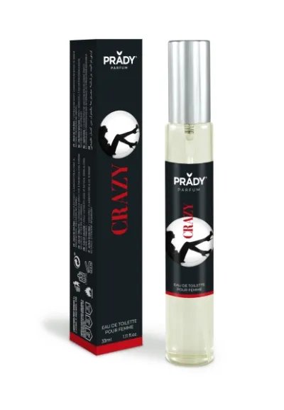 Prady Colonia de Mujer Crazy 33 ml - Spray Pulverizador