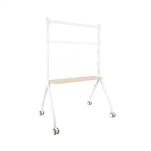 Tooq Soporte de Suelo con Ruedas para Pantallas 49-80" - VESA 600x400 - Color Blanco