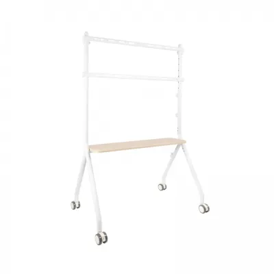 Tooq Soporte de Suelo con Ruedas para Pantallas 49-80" - VESA 600x400 - Color Blanco