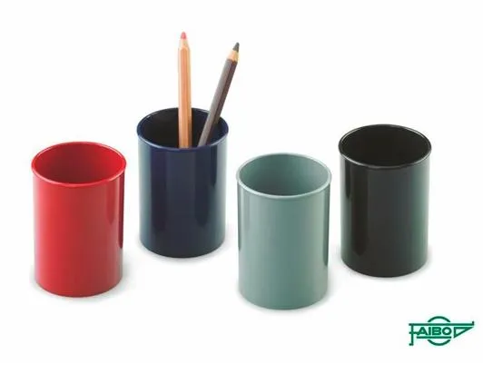 Faibo Cubilete Portalápices 205 Plástico Opaco Azul