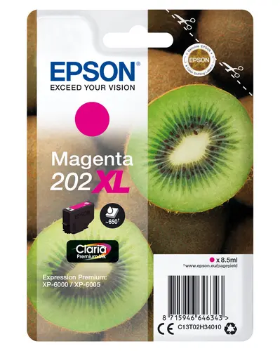 Epson 202Xl Magenta Cartucho De Tinta Original - C13T02H34010