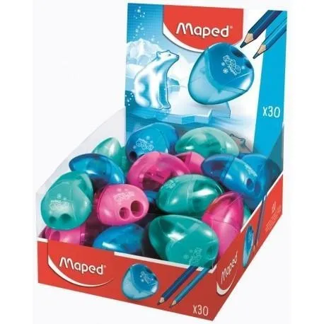 Maped I-Gloo Sacapuntas 2 Orificios Con Depósito Gran Capacidad Ergonomico