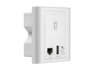 Level One WAP-6221 Punto De Acceso WiFi 300N PoE Montaje En Pared USB