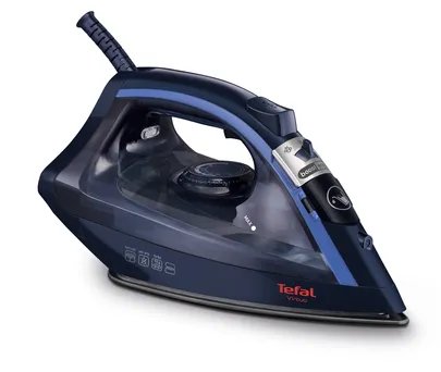 PLANCHA DE VAPOR TEFAL FV1713 SUELA ANTIADHERENTE 24 g/min VAPOR 2000W COLOR AZUL