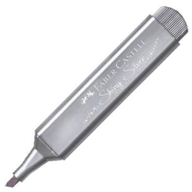 Faber Castell Marcador Textliner 46 Metálico Plata
