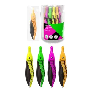 ErichKrause Compás Escolar de Plástico con Estuche de PVC, 122mm, Radio 150mm, Colores Surtidos