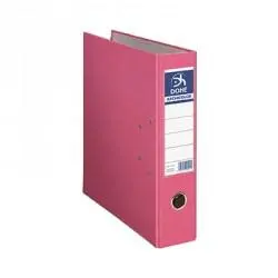 DOHE ARCHIVADOR PALANCA A4 LOMO ANCHO RADO CARTÓN FORRADO PP ROSA