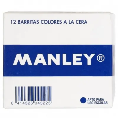 Manley Ceras 60mm Estuche de 12 Unidades Plata