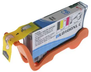 Lexmark 100XL Cyan Cartucho de Tinta Compatible Reemplazo 14N1069E/14N1093E/14N0900E/14N0920E