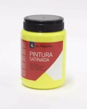 La Pajarita Témpera Escolar Satinada Amarillo Limón 35ml L-01