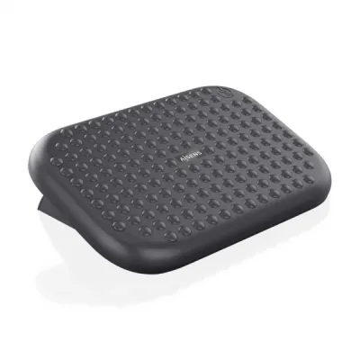 Aisens Reposapies Ergonómico Ajustable con Base Antideslizante, 20kg, HIPS, Negro