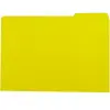GIO SUBCARPETA CON PESTAÑA LATERAL DERECHA FOLIO CARTULINA 250GR AMARILLO INTENSO -50U-